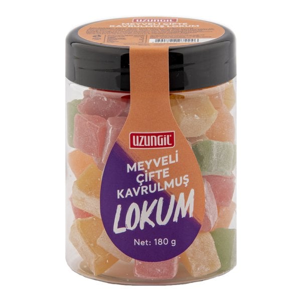 Meyveli Çifte Kavrulmuş Lokum 180 Gr