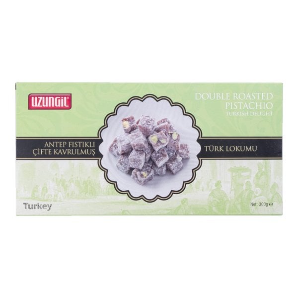 Çifte Kavrulmuş Antep Fıstıklı Lokum 300 Gr