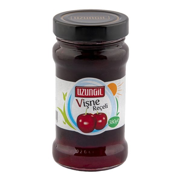 Vişne Reçeli Cam Kavanoz 380 Gr