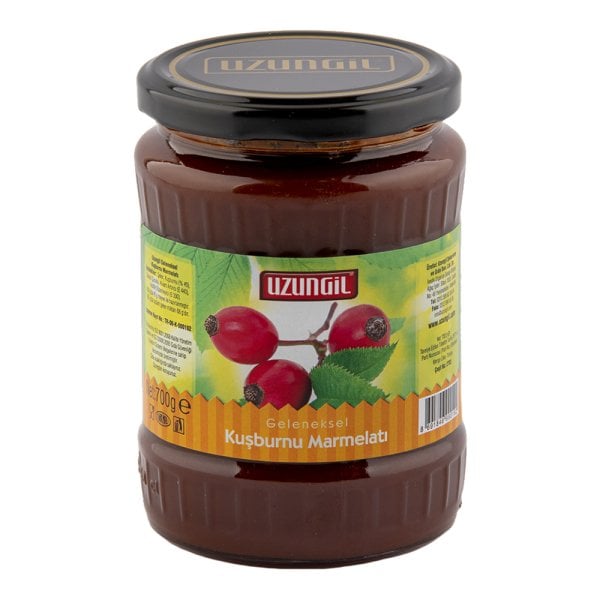 Kuşburnu Marmelatı Cam Kavanoz 700 Gr